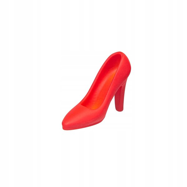 Scarpe rosse donna con tacco alto in scala 1:12 per bambole e miniature