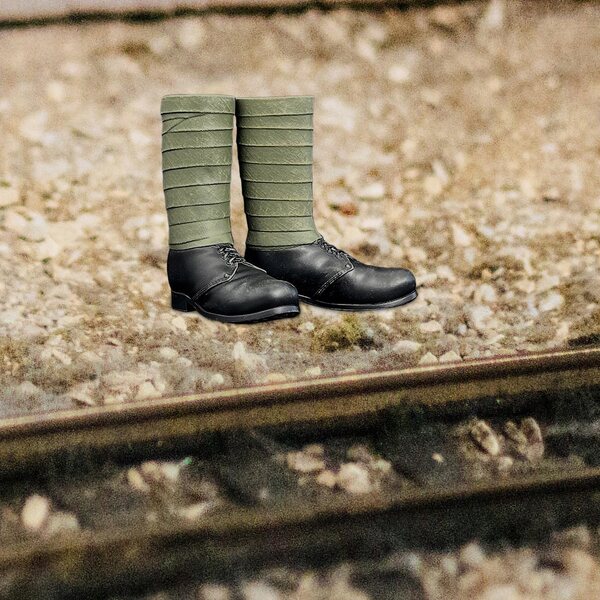 Herrenschuhe im Maßstab 1:6 für Figuren, realistische lässige hohe Stiefel