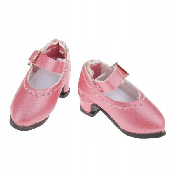 Scarpe eleganti rosa per bambole OB11 e BJD 1/12 - Accessori moda alta qualità