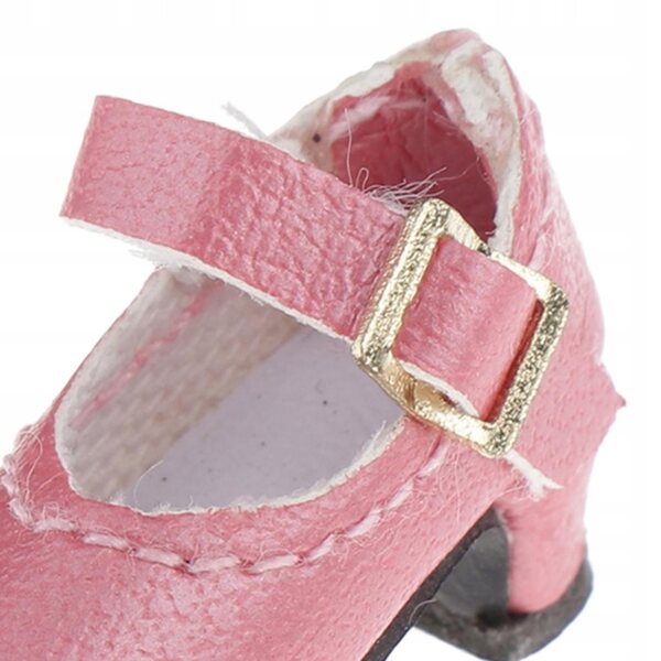 Scarpe eleganti rosa per bambole OB11 e BJD 1/12 - Accessori moda alta qualità