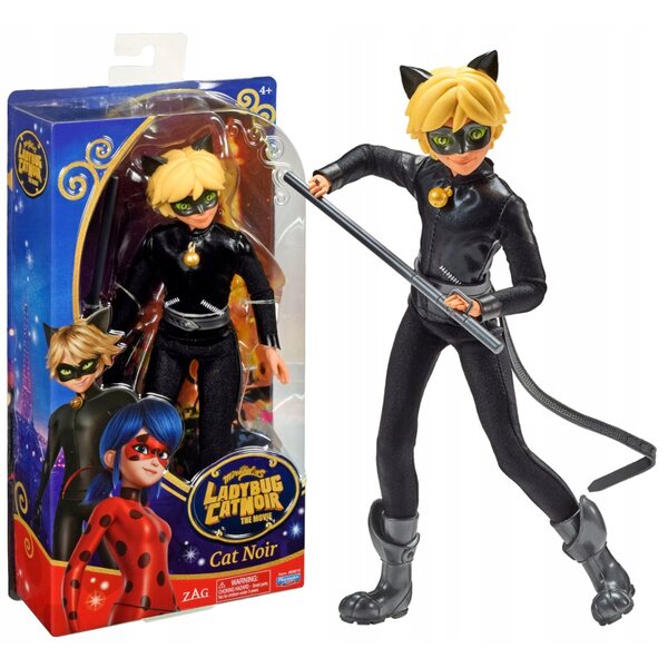 Miraculous Cat Noir 26 cm große Puppe mit Originalgelenken und Zubehör