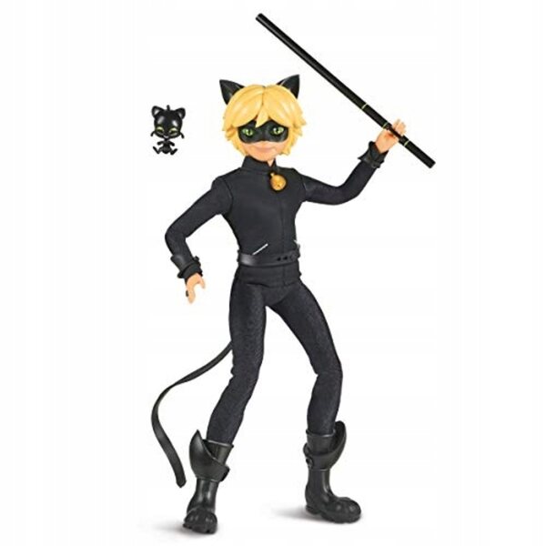 Miraculous Cat Noir 26 cm große Puppe mit Originalgelenken und Zubehör