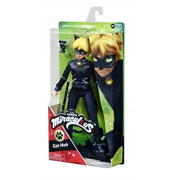 Miraculous Cat Noir 26 cm große Puppe mit Originalgelenken und Zubehör