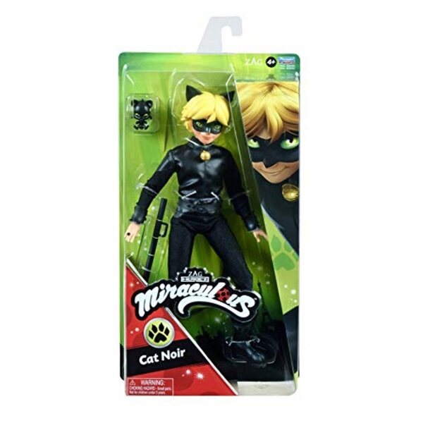 Miraculous Cat Noir 26 cm große Puppe mit Originalgelenken und Zubehör