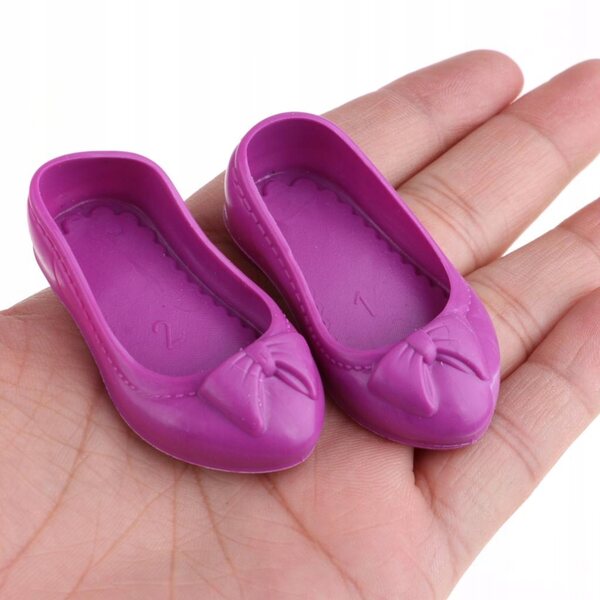 4 Paar Mellchan-Puppenschuhe, 25 cm, bunte Sandalen und Hausschuhe
