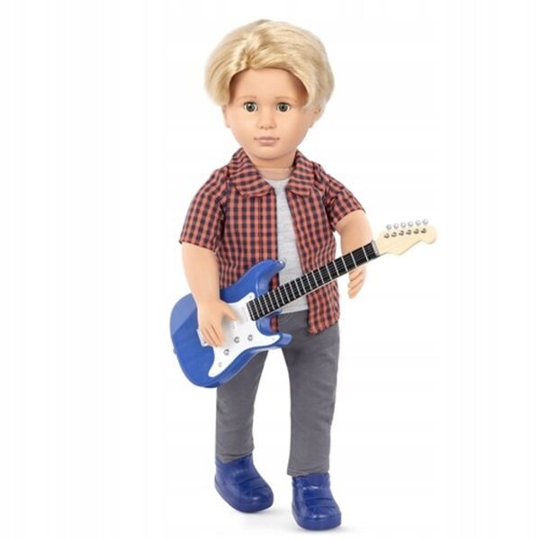 Set abbigliamento rock per bambola 46 cm con chitarra elettrica Our Generation
