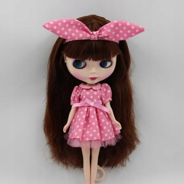 Farbiger Opaska für 1/6 BJD Blythe Puppen - Haarschmuck 7 cm