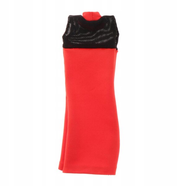 Rotes enges Kleid und Absatzschuhe für 1/6 Puppe – detaillierte Kleidung