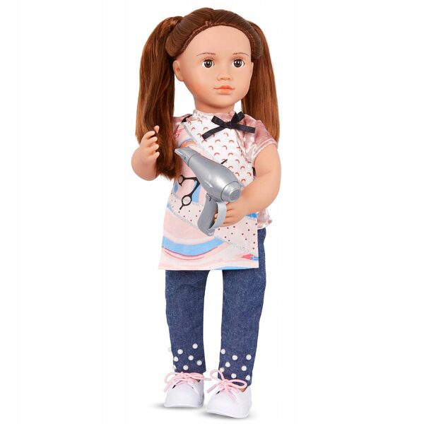 Our Generation Costume Parrucchiera Deluxe per Bambole 46cm con Accessori