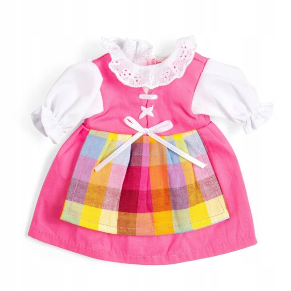 Bigjigs Schürzenkleid für 25 cm große Puppen, Größe S – Kinderkleidung