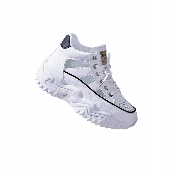 Lässige weiße Damen-Sneaker, Größe 38: bequeme und elegante Schuhe für jeden Tag