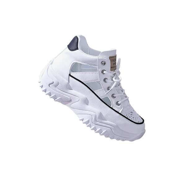 Lässige weiße Damen-Sneaker, Größe 38: bequeme und elegante Schuhe für jeden Tag