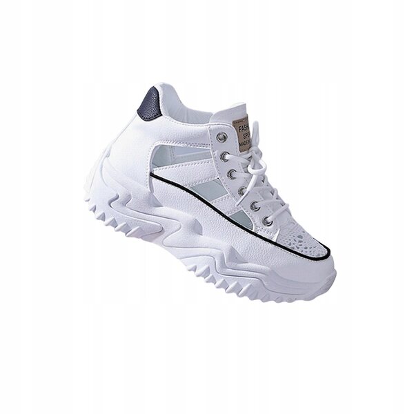 Lässige weiße Damen-Sneaker, Größe 38: bequeme und elegante Schuhe für jeden Tag