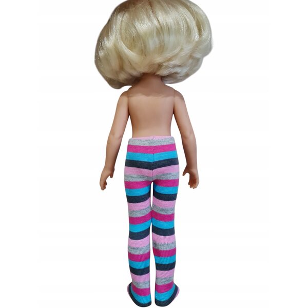 Ubranko dla lalki Paola Reina 32cm Rajstopy rajstopki dla lalki w paski