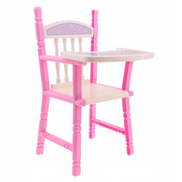 Hochstuhl für Babypuppen 25–28 cm, Puppenhaus-Zubehör