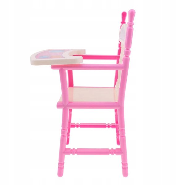 Hochstuhl für Babypuppen 25–28 cm, Puppenhaus-Zubehör