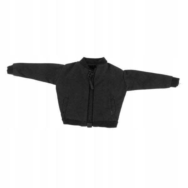 1/12 schwarzes Puppenminiaturkleid für 6-Zoll-Figuren, stilvoll und langlebig