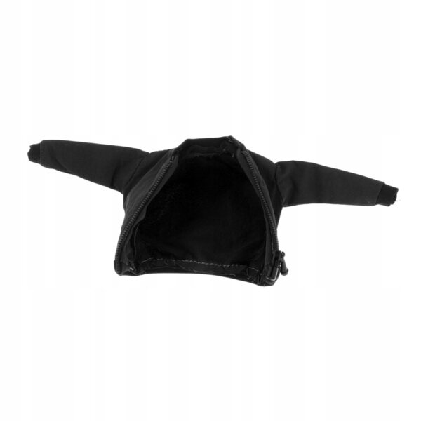 1/12 schwarzes Puppenminiaturkleid für 6-Zoll-Figuren, stilvoll und langlebig