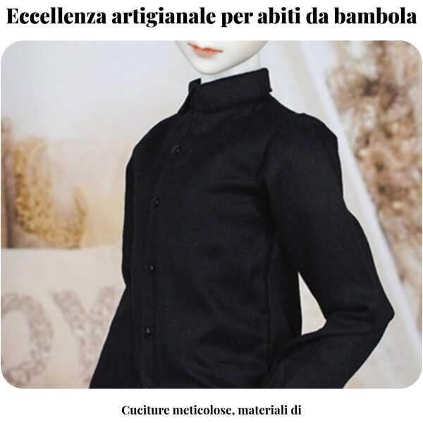 Handgefertigte Outfits für eine männliche 1/3-BJD-Puppe, hochwertige Hemden und Hosen