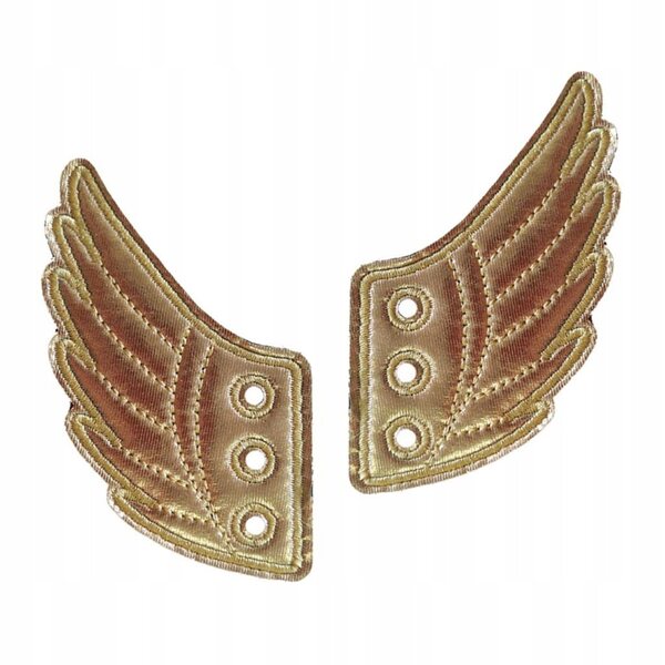 Antikgoldenes Engelsflügel-Accessoire für Schuhe – originelle Punk-Dekoration