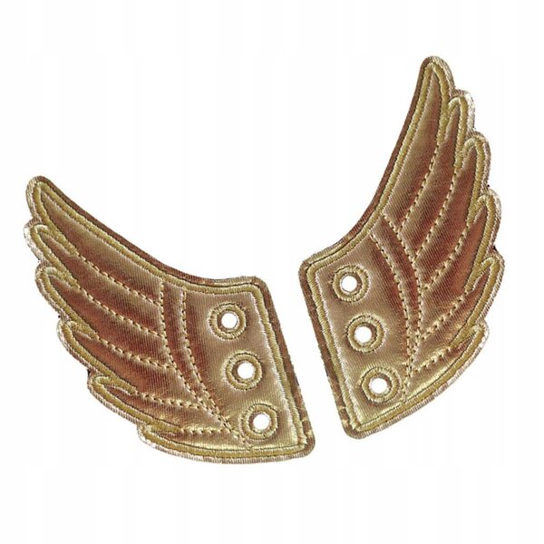 Antikgoldenes Engelsflügel-Accessoire für Schuhe – originelle Punk-Dekoration