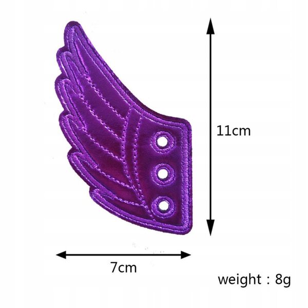 Antikgoldenes Engelsflügel-Accessoire für Schuhe – originelle Punk-Dekoration