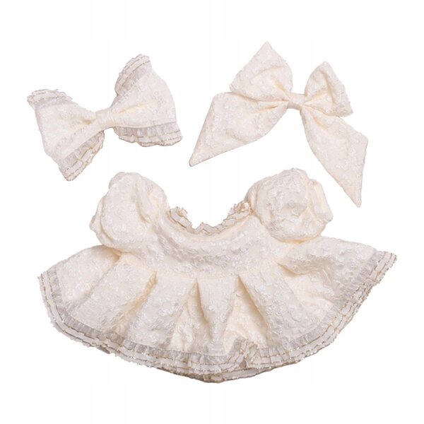 Prinzessinnenkleid mit Schleife, Puppenkleidungsset für 38 cm große Mädchen