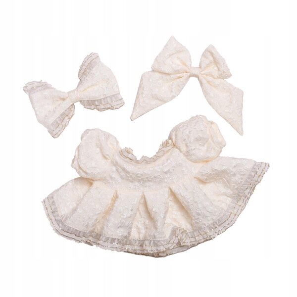 Prinzessinnenkleid mit Schleife, Puppenkleidungsset für 38 cm große Mädchen
