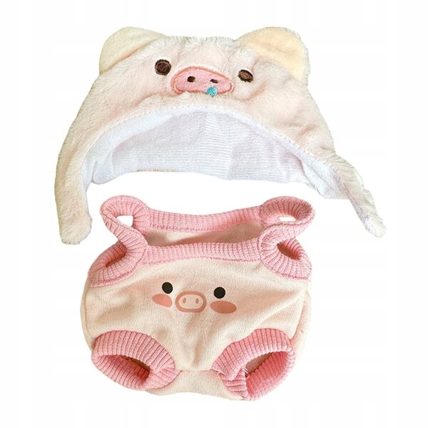 Plüschkleidung für 15-cm-Puppen, modisches rosa Kleid zum Spielen und Heimwerken