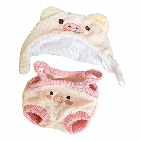 Plüschkleidung für 15-cm-Puppen, modisches rosa Kleid zum Spielen und Heimwerken