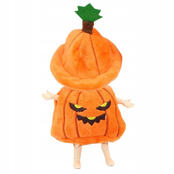 Costume Halloween 1:12 per Bambole OB11 con Cappello, Vestito in Tessuto