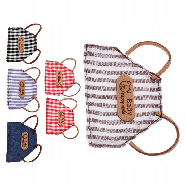 Set di 6 Grembiuli Vintage per Bambole - Accessori Creativi per Giochi di Ruolo