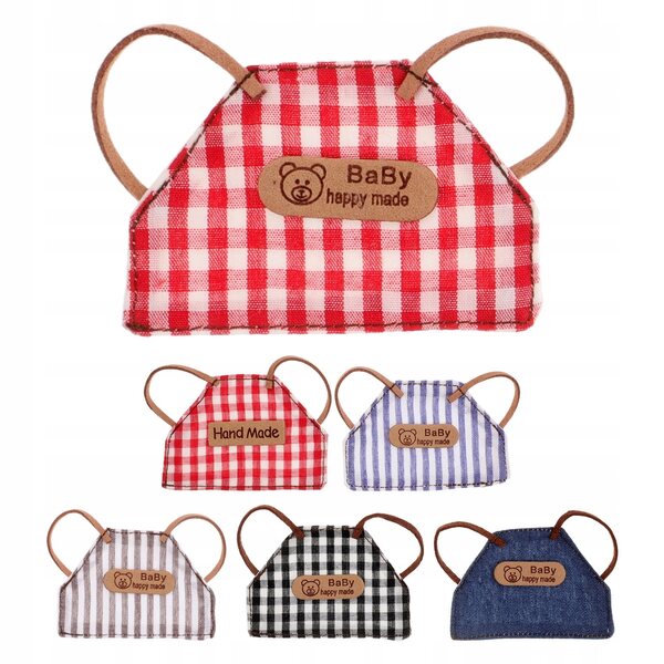 Set di 6 Grembiuli Vintage per Bambole - Accessori Creativi per Giochi di Ruolo