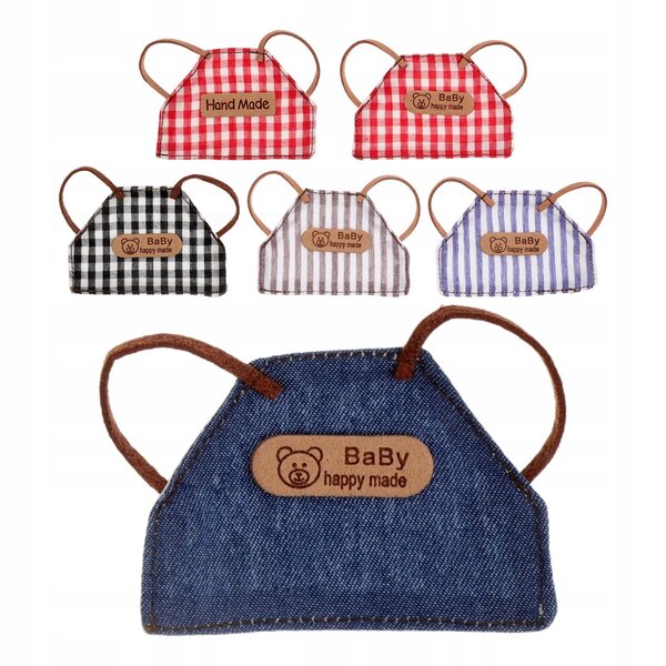 Set di 6 Grembiuli Vintage per Bambole - Accessori Creativi per Giochi di Ruolo