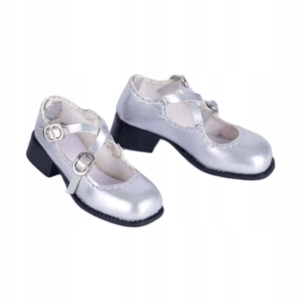 1:6 Schuhe mit niedrigem Absatz für Puppen – langlebige PU-Modeaccessoires