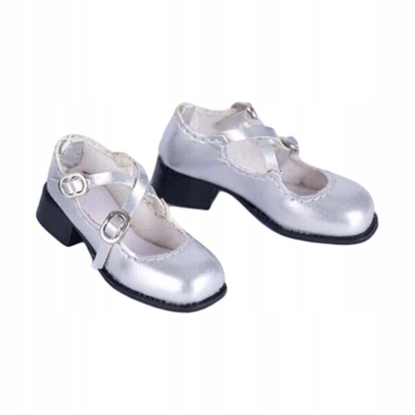 1:6 Schuhe mit niedrigem Absatz für Puppen – langlebige PU-Modeaccessoires