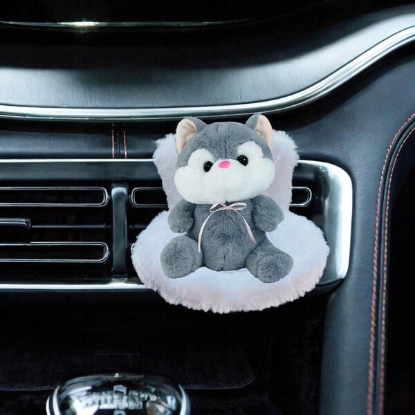 Puppenfahrzeug mit sicherem Sitz für 17 cm große Puppen, Weiß