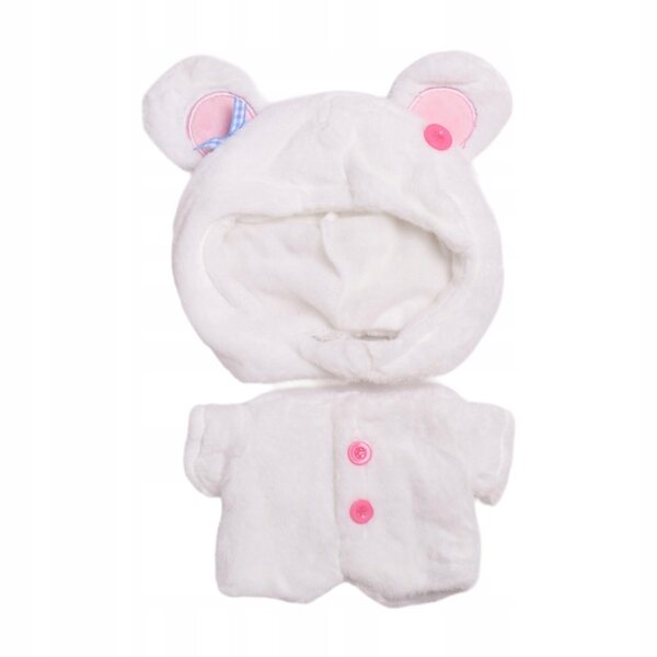 Ubranka per bambole da 20 cm morbide e colorate, vestiti staccabili per bambole