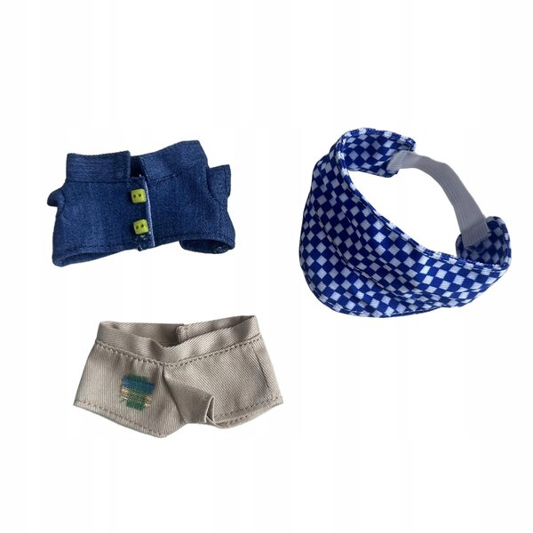 Bekleidungsset für 17-cm-Puppen – elegante Kleidung und farbenfrohe Accessoires