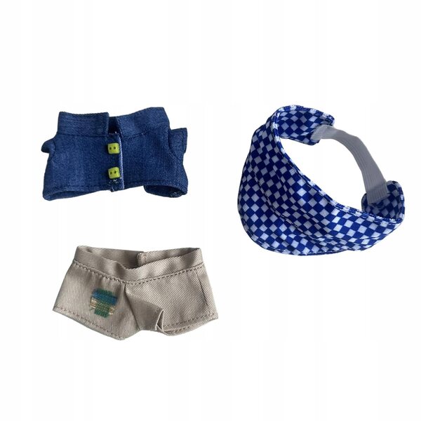Bekleidungsset für 17-cm-Puppen – elegante Kleidung und farbenfrohe Accessoires