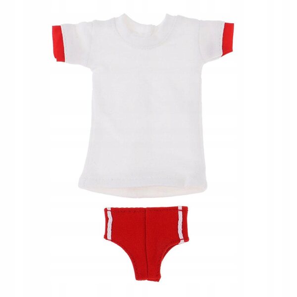 1:6 Sportbekleidung für 12 Zoll große weibliche Figuren – T-Shirts und Shorts