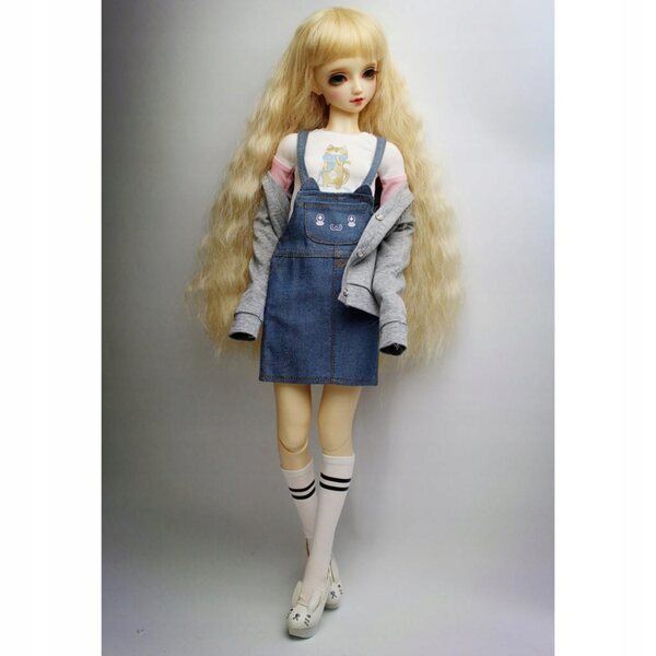 Calze a Righe in Cotone per Bambole BJD e Blythe Accessori 4.5x1.9 cm
