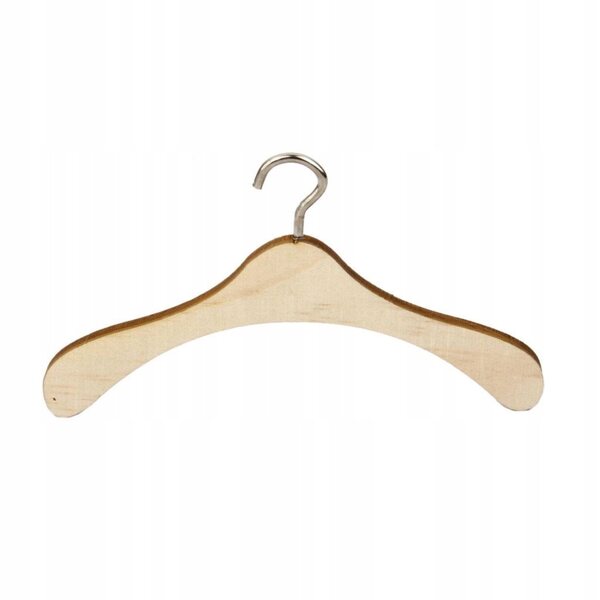 Set da 10 Appendini in Legno per Bambole 1/6 e 1/4 - 5 Pezzi Ciascuno