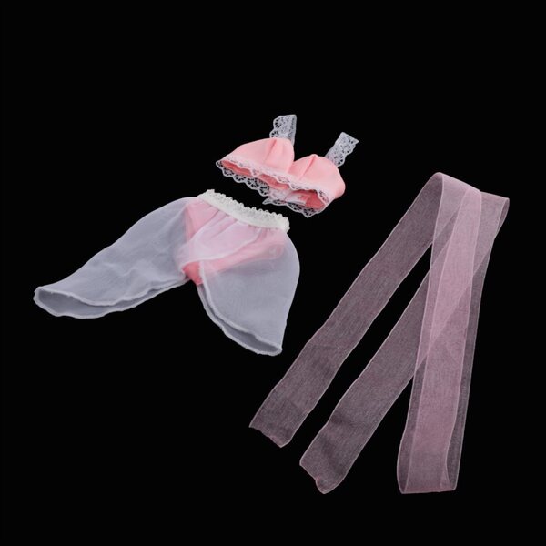 Costumi da bagno rosa fatti a mano per bambole 1/3 BJD - Abiti moda DIY