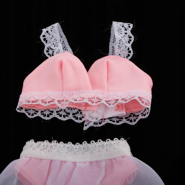 Costumi da bagno rosa fatti a mano per bambole 1/3 BJD - Abiti moda DIY