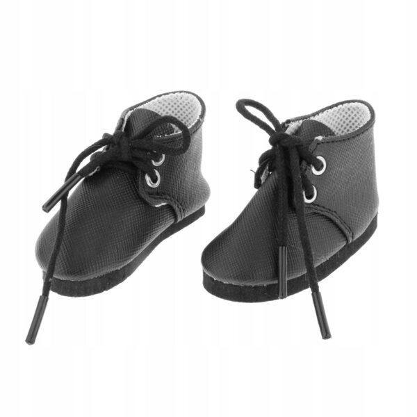 1/3 Puppenschuhe, braunes PU-Leder, modische Schnürsenkel, handgefertigt