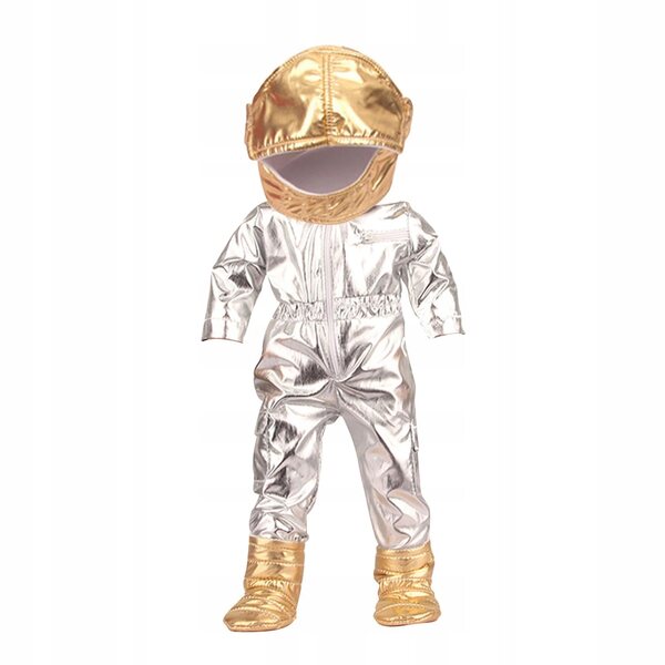 Costume spaziale argento per bambole 18 pollici - abbigliamento per bambole