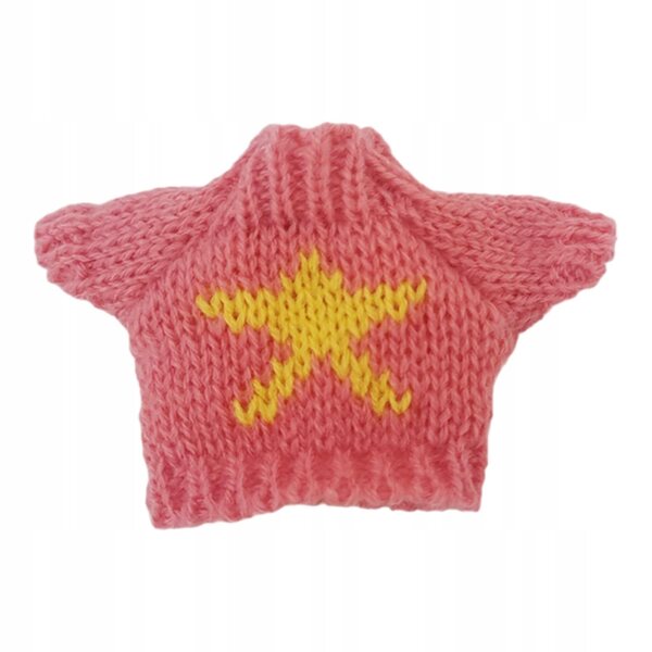 Stilvolle und bequeme Plüschkleidung für 15 cm große rosa Puppen
