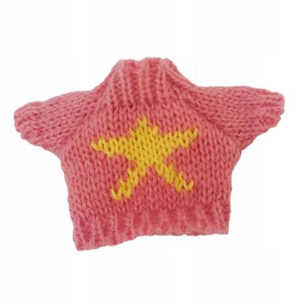 Stilvolle und bequeme Plüschkleidung für 15 cm große rosa Puppen
