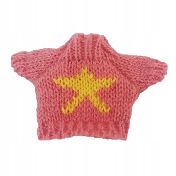 Stilvolle und bequeme Plüschkleidung für 15 cm große rosa Puppen